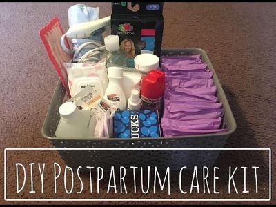 DIY postpartum care kit. POSTPARTUM ESSENTIALS