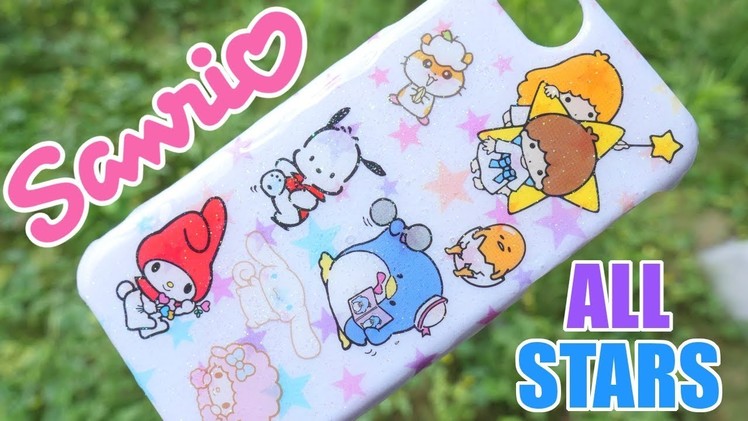 DIY Sanrio ALL STARS iPhone Case | Watch Me Craft ♡