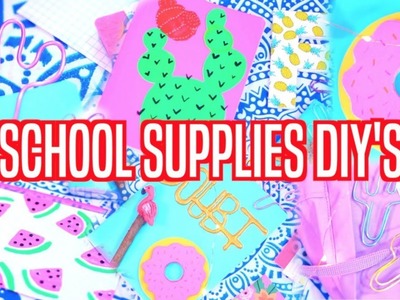 DIY School Supplies + GIVEAWAY!