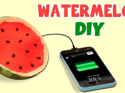 DIY Watermelon Stress Soap and Watermelon Charger | Back To School Craft Videos & Room Decor