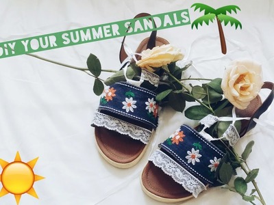 DIY YOUR SUMMER SANDALS !!!