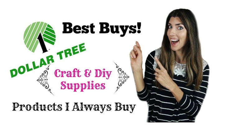 Dollar Tree Best Buys Craft & DIY Supplies. Best Bang For your Buck