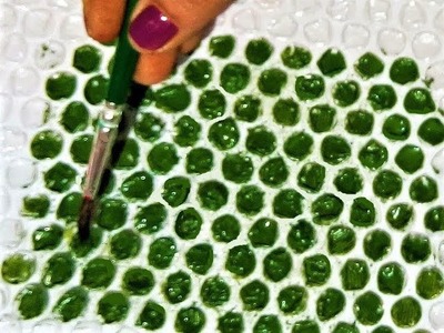 Easy 5 Minute Craft with Bubble Wrap. Bubble Wrap Home Decor Ideas. Best out of Waste