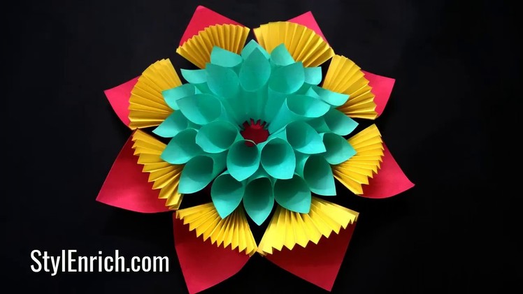 Easy DIY Paper Decoration Idea for Birthdays | Fall Craft | Backdrop Decorations