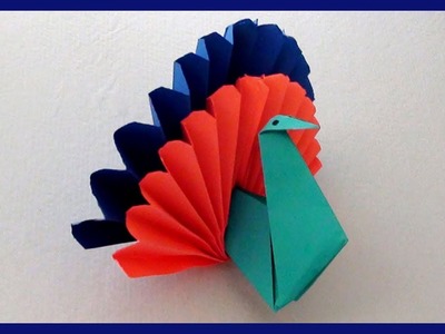 Easy Paper Peacock Craft for Kids | DIY Simple Paper Craft Projects