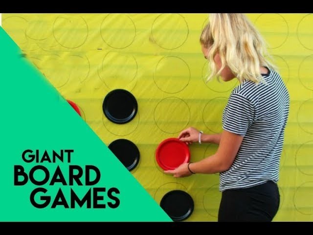 How to craft up giant yard games
