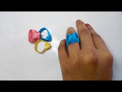 How to Make A Paper Ring (1)- DIY Paper Craft Ideas #22