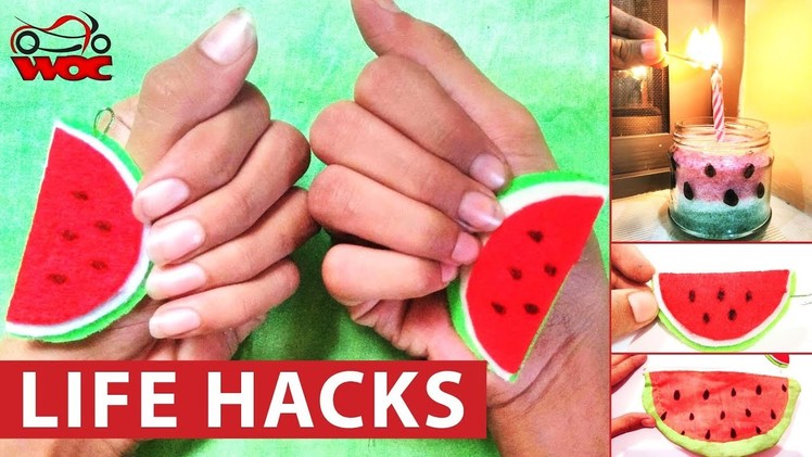 Life Hacks Craft! DIY Watermelon Craft - Top 3 Life Hacks