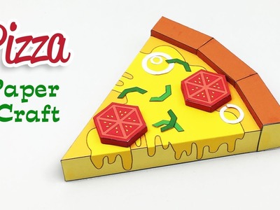 Origami, How to Make a Paper Pizza | Paper Craft for Kids