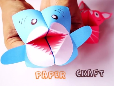 PAPER CRAFT FOR KIDS- paper craft ideas- Learn origami and paper cutting