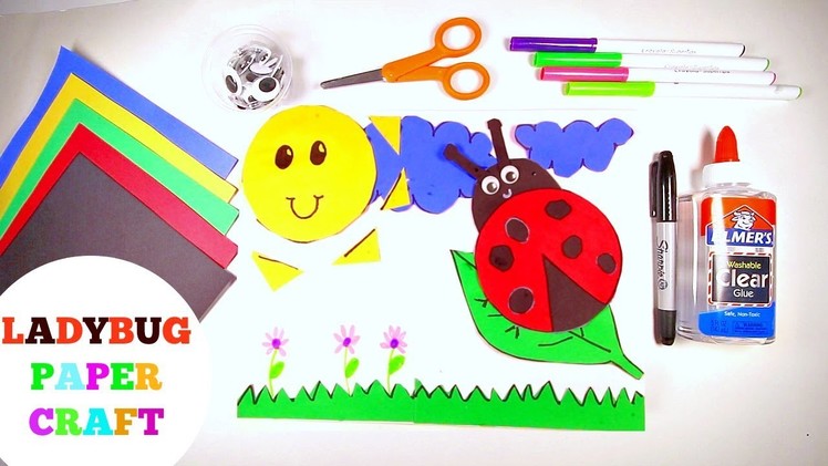 Paper Crafts for Kids Easy| ????Ladybug????| Crafts for Kids|  Children Craft Ideas| DIY Crafts
