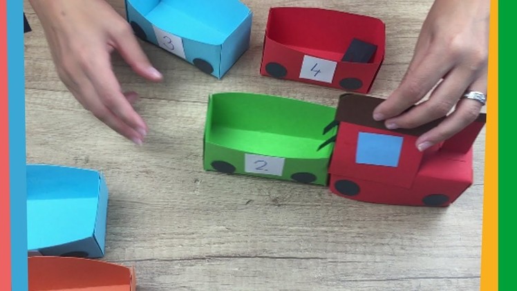 Paper train craft for kids | Easy to make for everyone