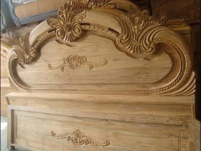 Teak Wood Furniture - Traditional furniture Craft, Segun Box Bed 6X7, Home Furniture, EP-3