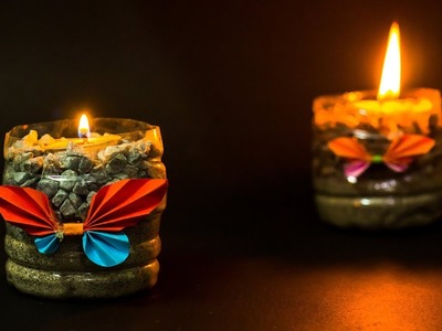Waste Material Craft Ideas Candle Holder