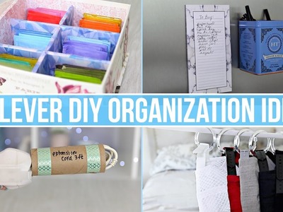 13 Clever DIY Home Organization Ideas!