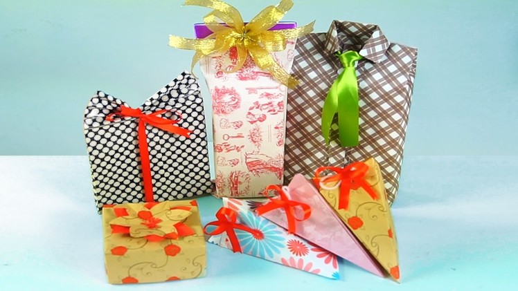 5 DIY GIFT WRAPPING IDEAS! DIY Projects For Presents