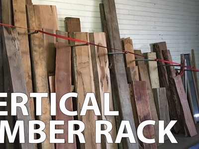 A Vertical Timber Rack + Some Sand Paper Storage