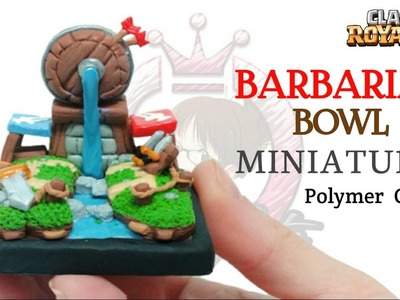 Barbarian Bowl Arena | Clash Royale | Polymer Clay Tutorial