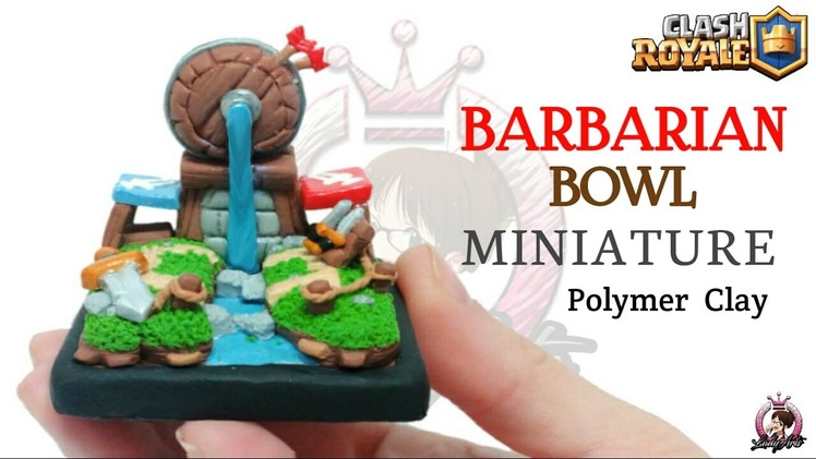 Barbarian Bowl Arena | Clash Royale | Polymer Clay Tutorial