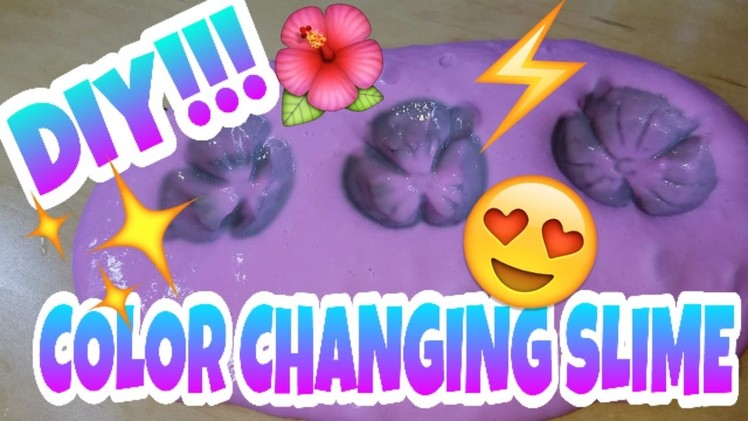 DIY COLOR CHANGING SLIME~THERMOCHROMIC TEMPERATURE SENSITIVE SLIME~SO COOL!!!