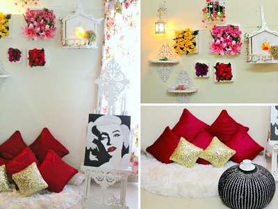 DIY floral wall decor I Spring home decor