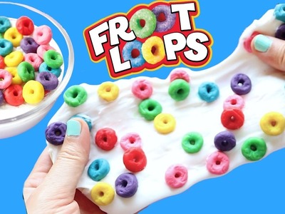 DIY FROOT LOOPS SLIME (Without Borax or Detergent)