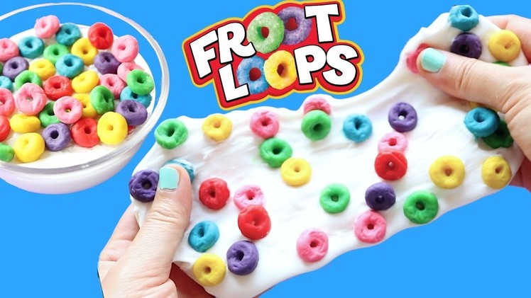 DIY FROOT LOOPS SLIME (Without Borax or Detergent)