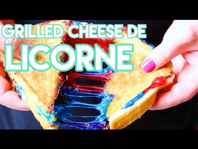 DIY GRILLED CHEESE DE LICORNE ???? CUISINE LOL ???? UNICORN GRILLED-CHEESE - RECETTE. FACILE