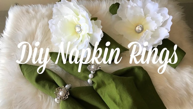 Diy Napkin Rings????????. Mother's Day Table Decor