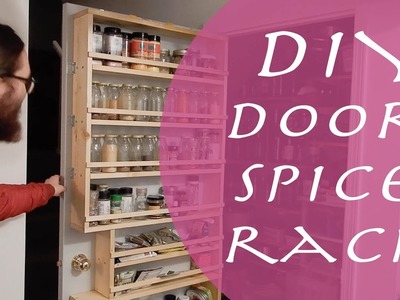 DIY Pantry Door Spice Rack