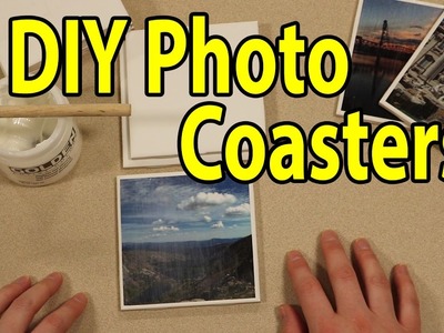 DIY Photo Coasters Make A Great Gift Idea - From Goodwill