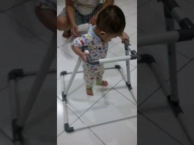 Diy pvc baby walker