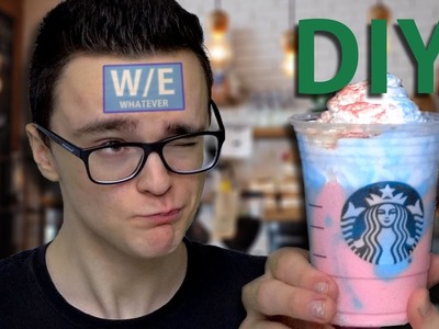 DIY Starbucks Unicorn Frappuccino