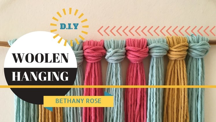 DIY - Woolen Wall Hangings