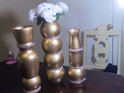 Dollar Tree DIY Faux Tall Vases