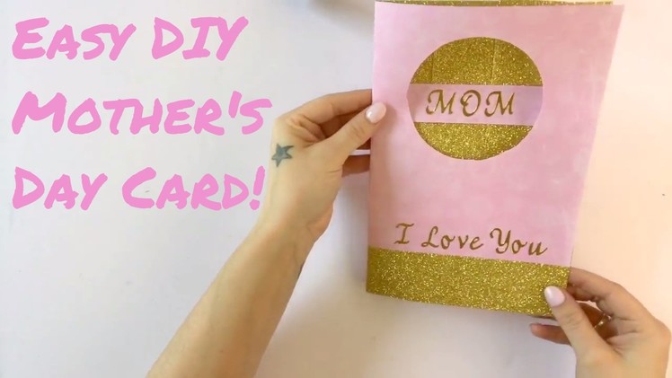 Easy DIY Mother's Day Card- 7 days 7 cards - Day #6