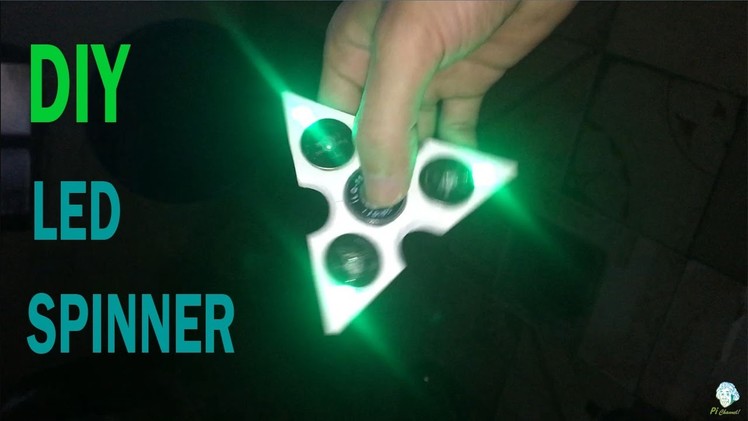 Fidget Spinner DIY - How To Make LED Fidget Spinner With Bearings - EASY