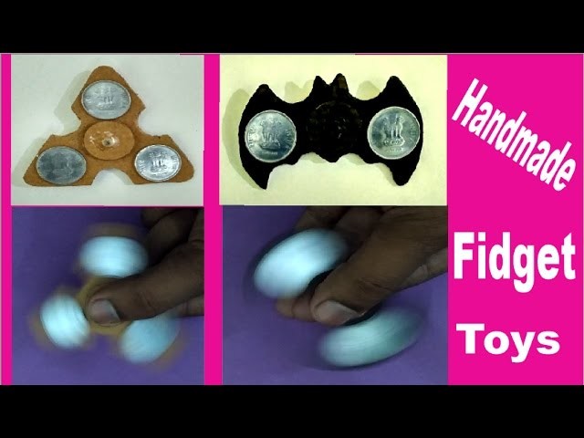 Handmade fidget spinner without bearings | how to make fidget spinner without bearings cardboard