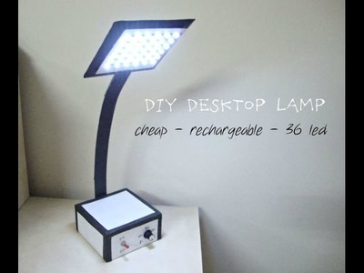 How To Make a Powerful Rechargeable LED Lamp At Home DIY Homemade LED