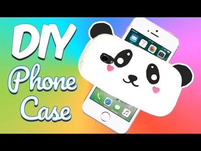 How to make a silicone phone case . DIY Panda Iphone case