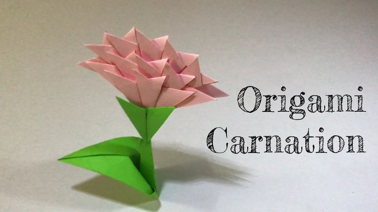 Little Box DiY - Origami Carnation 康乃馨摺紙