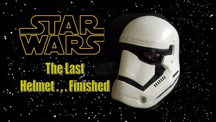 May the 4th be with you! How to [DIY] Cushion.pad your Stormtrooper helmet!! Pepakura!!