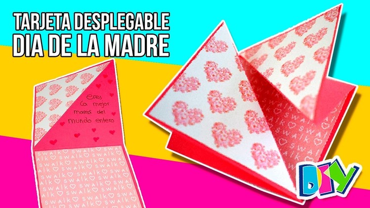 MOTHER'S DAY DIY Card * Tarjeta DESPLEGABLE para el Día de la MADRE ✅  Top Tips & Tricks en 1 minuto