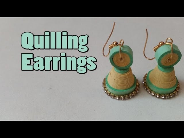 Paper Earrings || Quilling Earrings || Quilling Jhumkas || How to make Quilling earrings