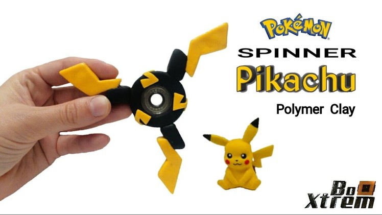 PIKACHU FIDGET SPINNER | Pokemon | Polymer Clay Tutorial