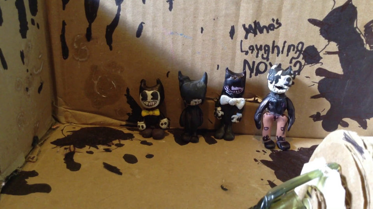 Polymer Clay: BatIM, FNaF, BatIM backround