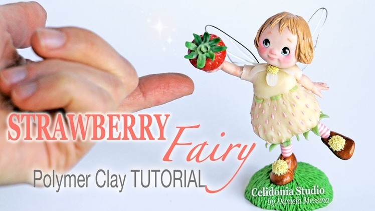 Polymer Clay Strawberry Fairy Tutorial