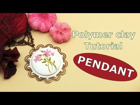 Simple and easy Pendant-Tutorial- Polymer clay