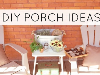 Summer Porch Tour with Dollar Tree DIYs | Outdoor DIY and Decor Challenge