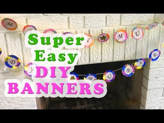 Super Easy DIY Banners! Ramadan & Eid Decor